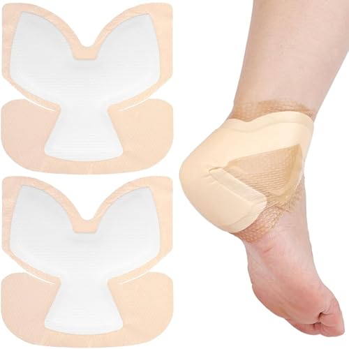 Vendaje de espuma con borde de silicona para el talón, impermeable, absorbente, vendajes para heridas por presión, adhesivo protector de borde para