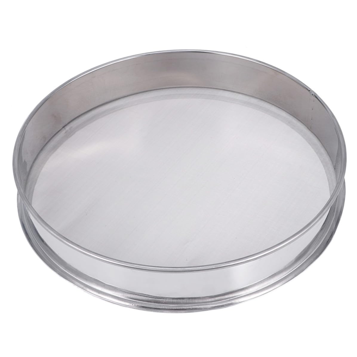 BESTOYARD Colador para Tamizar Polvo de 35 Cm de Acero Inoxidable de Malla Fina Reutilizable y Resistente en Cocina y Jardín