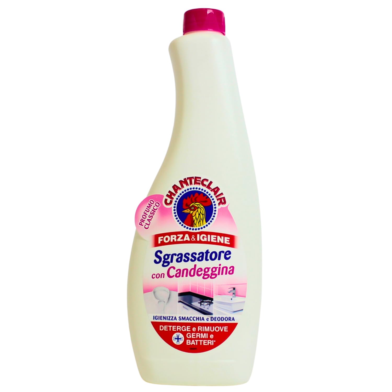 Ricarica Sgrassatore con Candeggina Profumo Classico – 600 ml – Pulizia Potente e Freschezza kit con Spugna Brandizzata SPESA & RISPARMIO Inclusa – Variazioni 4/8/12 Pezzi (12)
