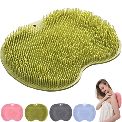 Grande Tappetino Scrubber per Piedi, Tappetino Scrub Piedi Doccia con Ventose, Pad Massaggio Doccia Piede Spazzola Antiscivolo, Tappetino per Esfoliare Foot Scrubber Cleaner Massager