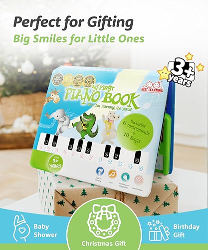 image for BEST LEARNING My First Piano Book - Educational Musical Toy for Toddle