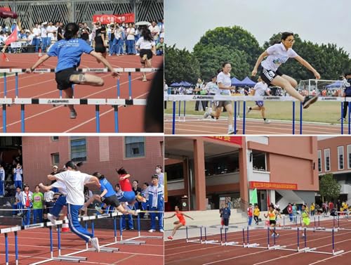 Soccer Athlete Agility Hurdles Trainer Adjustable, Metal 30