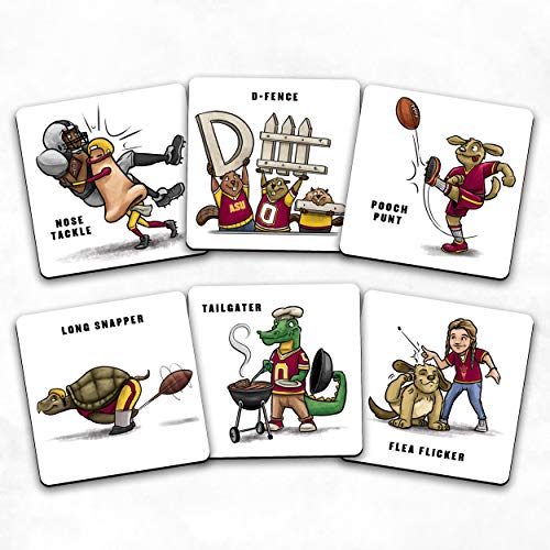 Image of YouTheFan NCAA Officially-Licensed Memory Match Game - Humorous, Team-Specific, Original Hand-Drawn Artwork, Fun for the Whole Family, for Fans Young and Old