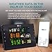 Logia 17-in-1 Wi-Fi Wireless Weather Station with 7-in-1 Outdoor Solar Sensor Array, Indoor/Outdoor Temperature, Humidity, Wind Speed/Direction, Rain, UV & More with Forecast Data, Alerts