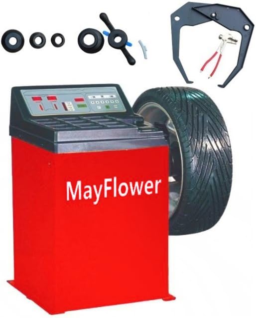 MAYFLOWER - 3.0 HP Automatic Tire Changer Wheel Balancer Combo 980 800 with 300 Assist Arm