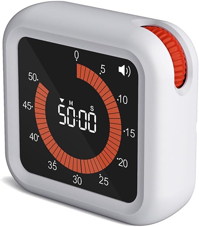Visual Timer Student Silent Kitchen Baking Cooking Time Manager(D)