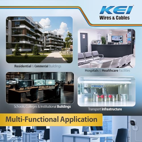 Image of KEI CONFLAME FRLSH 2.5 sqmm 1 Core Copper Heat Resistant Flame Retardant Low Smoke & Halogen - Lead Free House Wire for Domestic & Industrial Electrical Wiring (Green, 45 Meters)