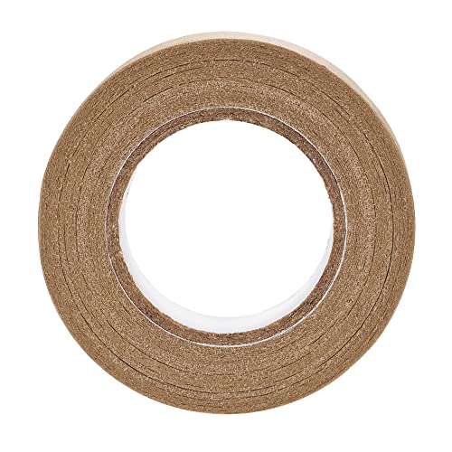Image of uxcell 3Pcs 25mm 1 inch Wide 20m 21 Yards Masking Tape Painters Tape Rolls Brown