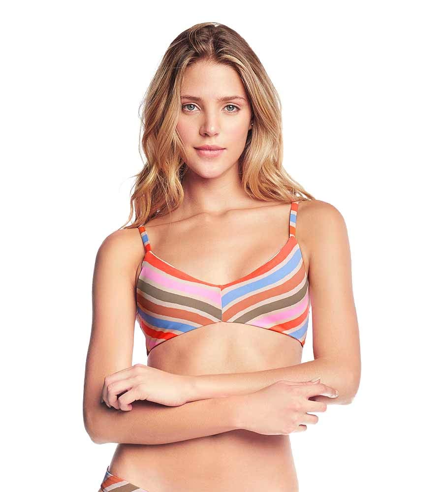 MaajiWomen's Bralette with Adjustable Straps Bikini Top Swimsuit