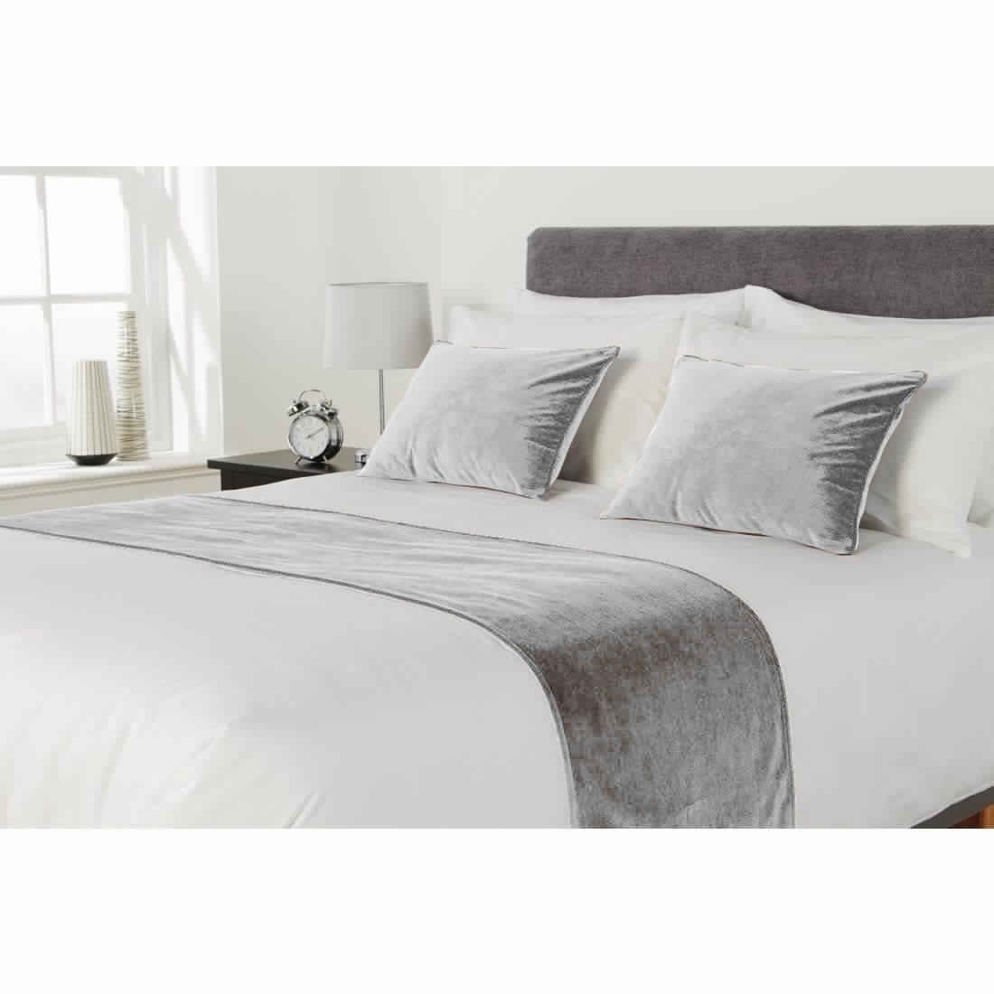 Buy Hotel Collection Bed Runner Set 1pc flossed Velvet Bed Runner