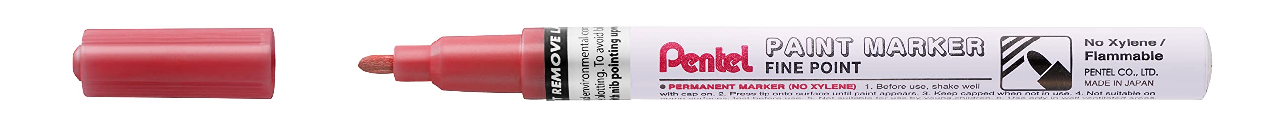 Pentel (Pearl Red) Msp10 Paint Marker Pen - Fine - Single