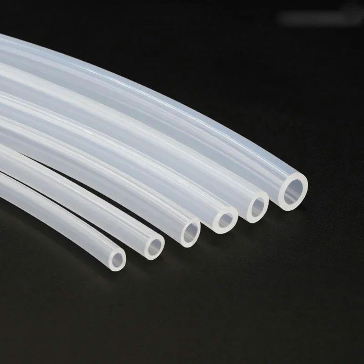 Manguera de caucho de silicona transparente de grado alimenticio de 1/5/10 M ID 0,5 1 2 3 4 5 6 7 8 9 10 12 13 14 mm OD Tubo de silicona flexible no tóxico-10 metros-ID 9 mm x 14 mm OD