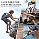 CAMBIVO Kniebandage Männer Damen 2 Stück, Komprimierte Bandage Knie, Knee Support mit Seitenstabilisatoren zur Linderung von Knieschmerzen, Arthrose Knie, Meniskus und Kraftsport