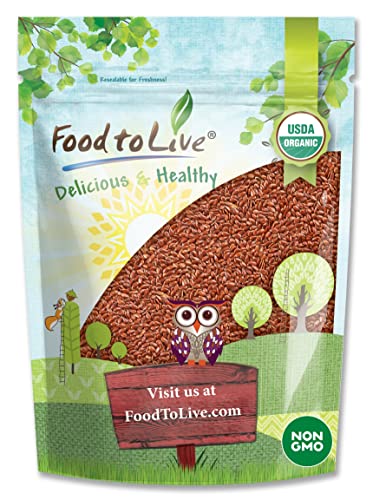 Food to Live Organic Brown Flax Seeds, 1 lb