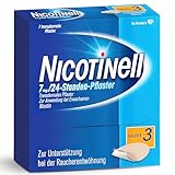Nicotinell pflaster 7 mg / 24-Stunden- Nikotinpflaster, 7 St.: Pflasterstärke Leicht. Raucherentwöhnung. Mit der Steady-Flow Technologie hilft. Nikotinpflaster. Rauchen aufhören. Nikotin aufhören