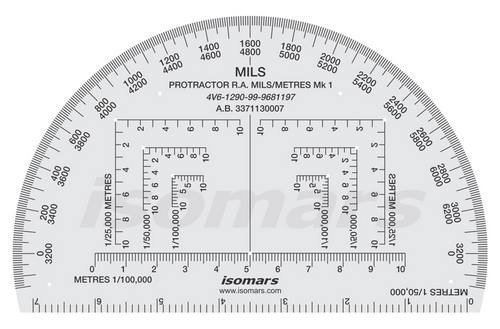 Military/Mils Protractor