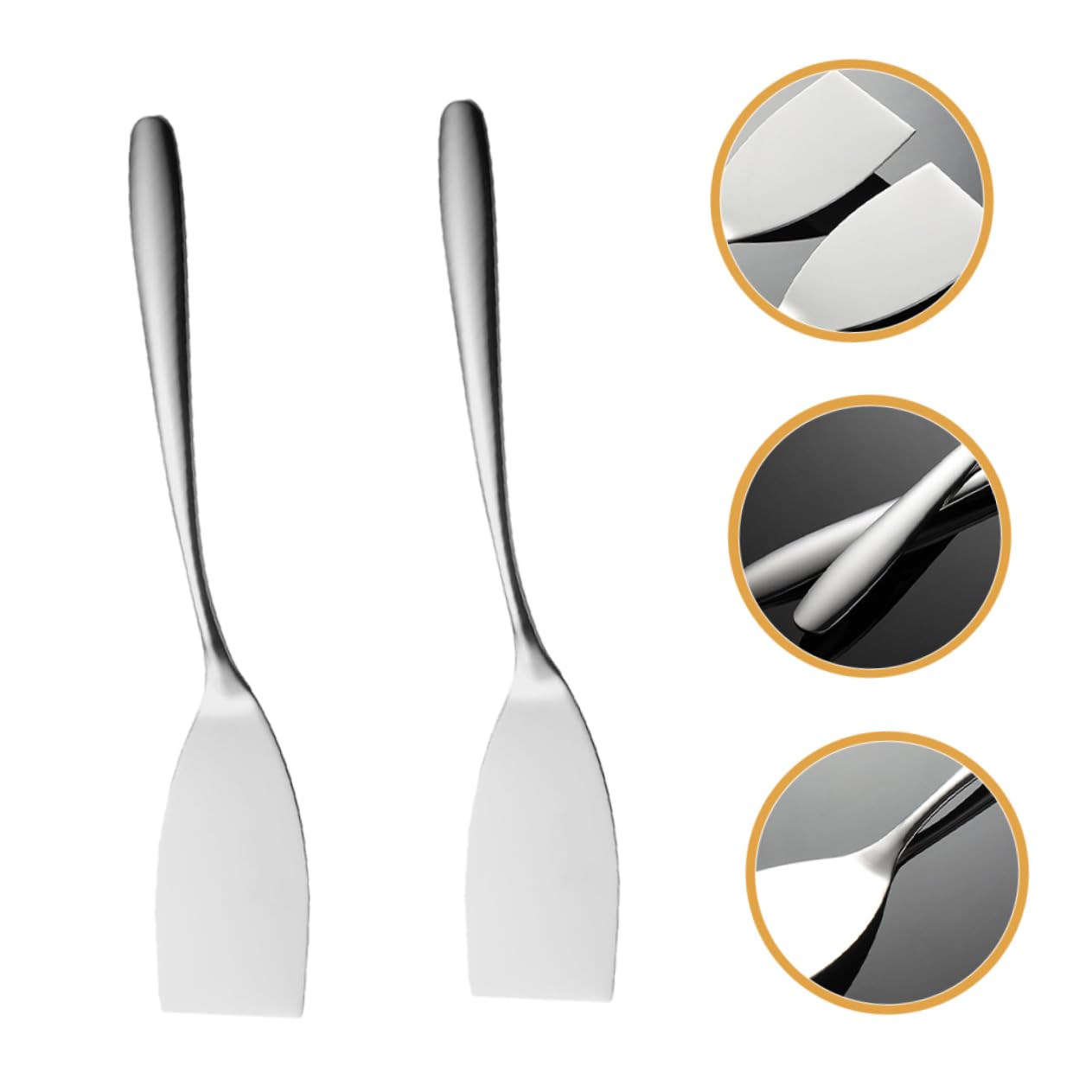 Supvox 6stücke Teiliges Edelstahl Steak Spatel Multifunktionale Pfannenwender Für Grillen Braten Und Kochen Robuste Küchenutensilien Aus Edelstahl Für Steakliebhaber