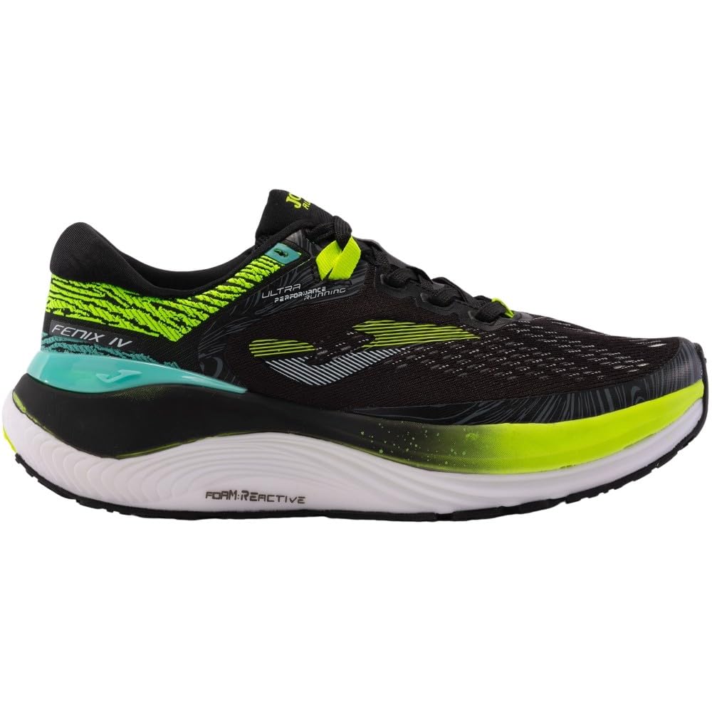 Joma Fenix Men 2401 RFENIS2401, Men Running Shoes, Black, 43,5 EU