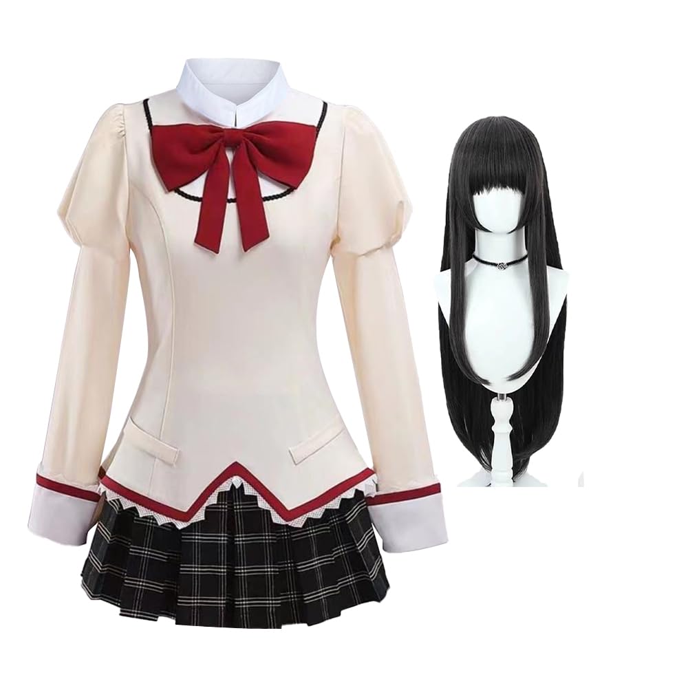 Anjinguang Akemi Homura Cosplay Costume Anime KanameMadoka Cosplay Clothing Uniform Full Set Dress Up Halloween Carnival Party Outfit for Women — image 1