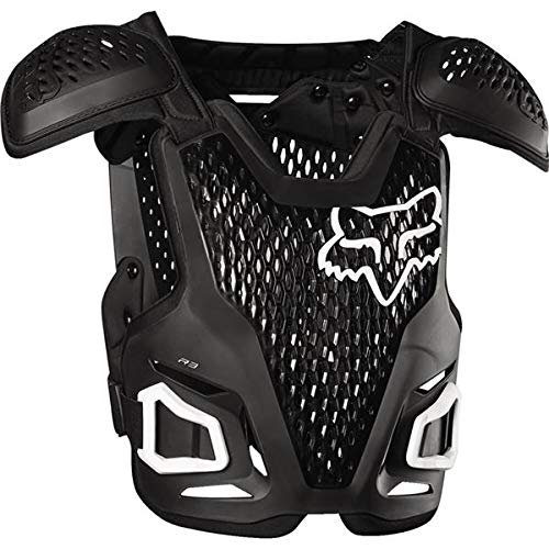 Fox Racing R3 Roost Deflector, Black/White