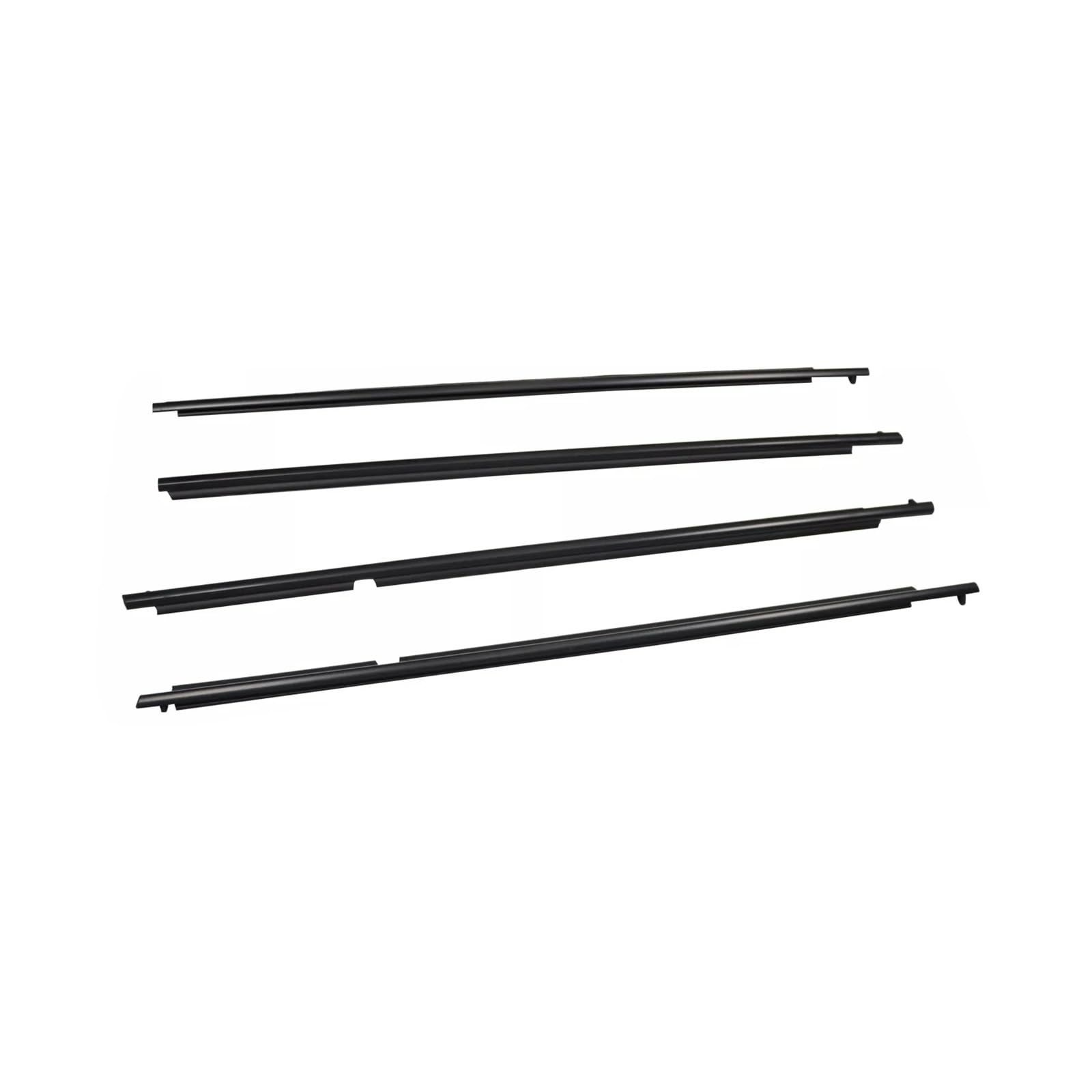 4Pcs Weatherstrip Window Moulding Trim Seal Belt Compatible with Toyota Highlander 2008 2009 2010