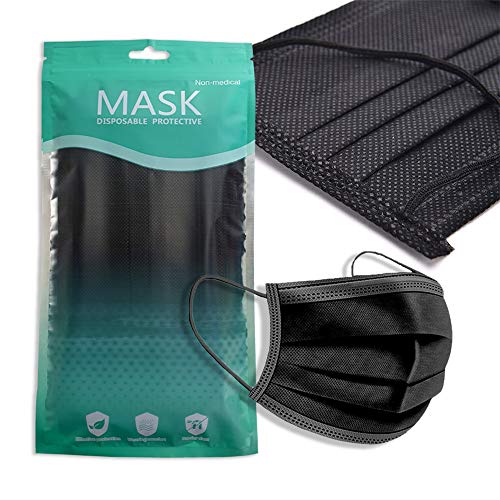 Eatasty 3 capas del oído loop disposable_face_masks industrial tela no tejida a prueba de viento de niebla haze polvo prueba de la protección de la cara llena (10)