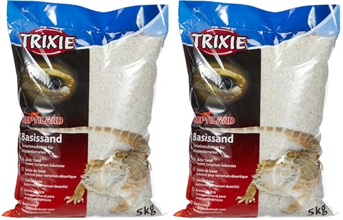 Trixie - Sable De Désert pour Terrarium - Blanc - 5 Kg, (Lot de 2)
