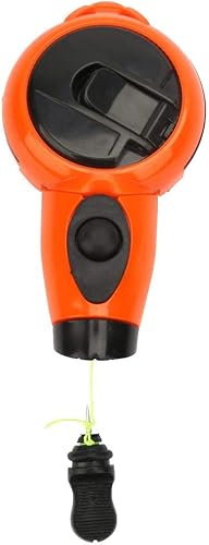 Herramienta de línea de tiza, Carpintería Mini fuente de marcador de tinta AutomáticaManual Conducto Tiza Línea (Alambre de nylon 82.0ft)