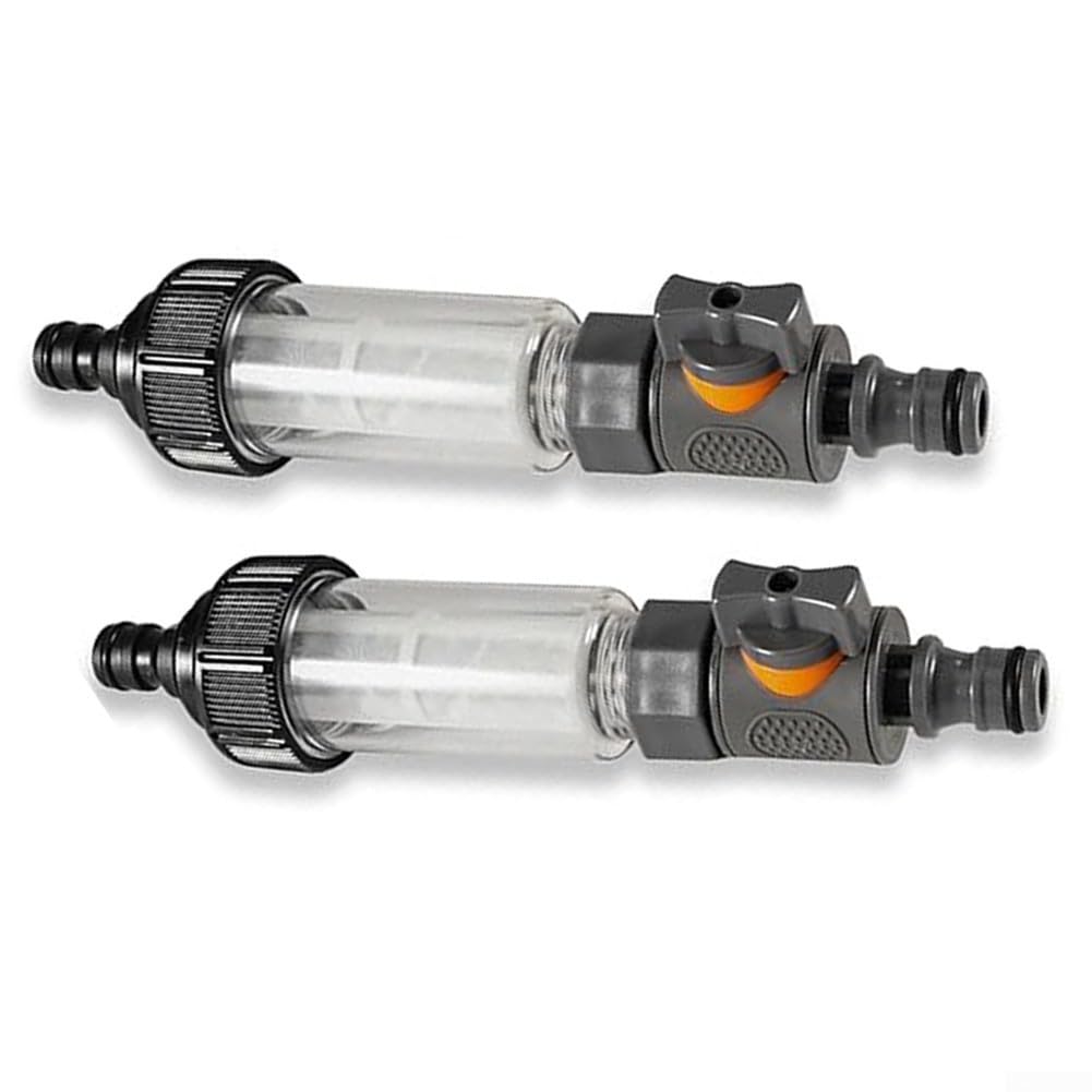 Lot de 2 filtres à eau pour camping-car, caravane, yacht, nettoyeur haute pression