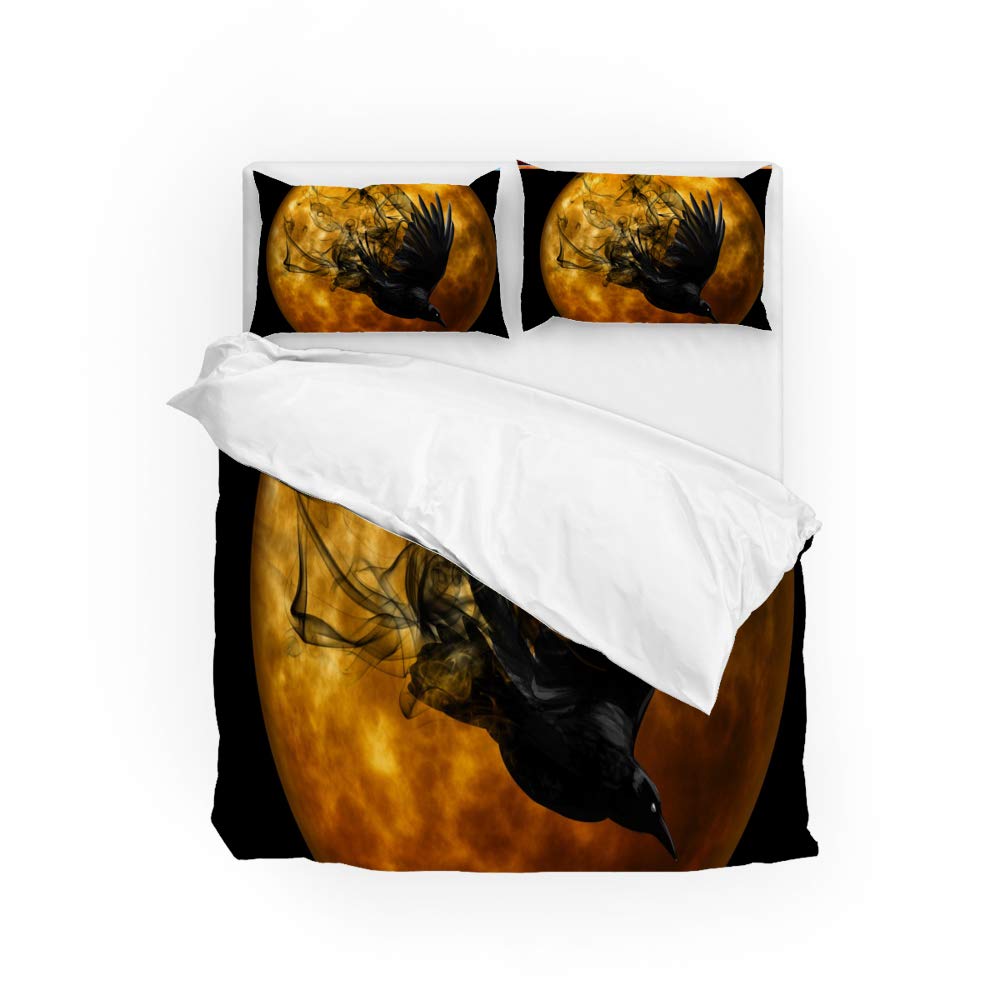 Housse de couette 2 pièces en polyester doux et respirant pour un sommeil réparateur à la maison