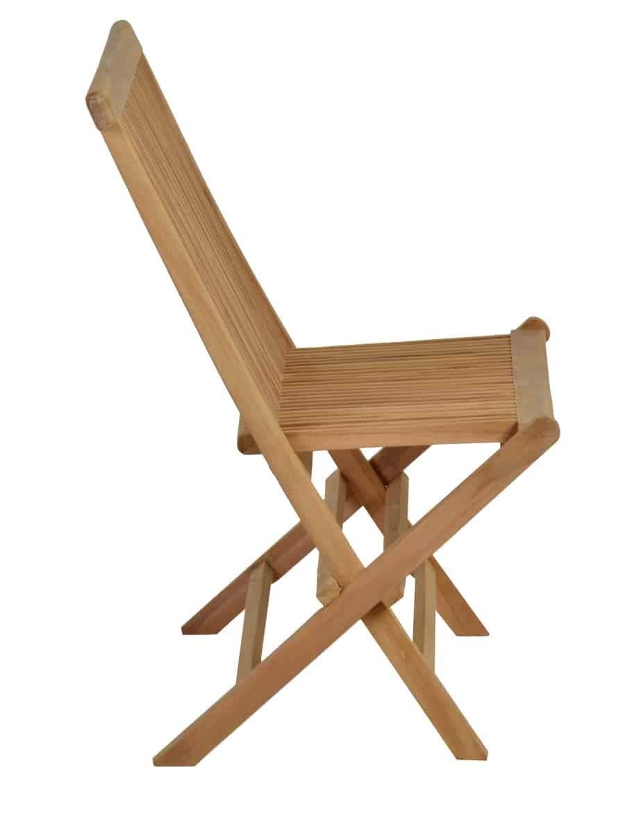 Gartenbank 90 cm Gartenmöbel Outdoor Modern Massivholz Teak Braun