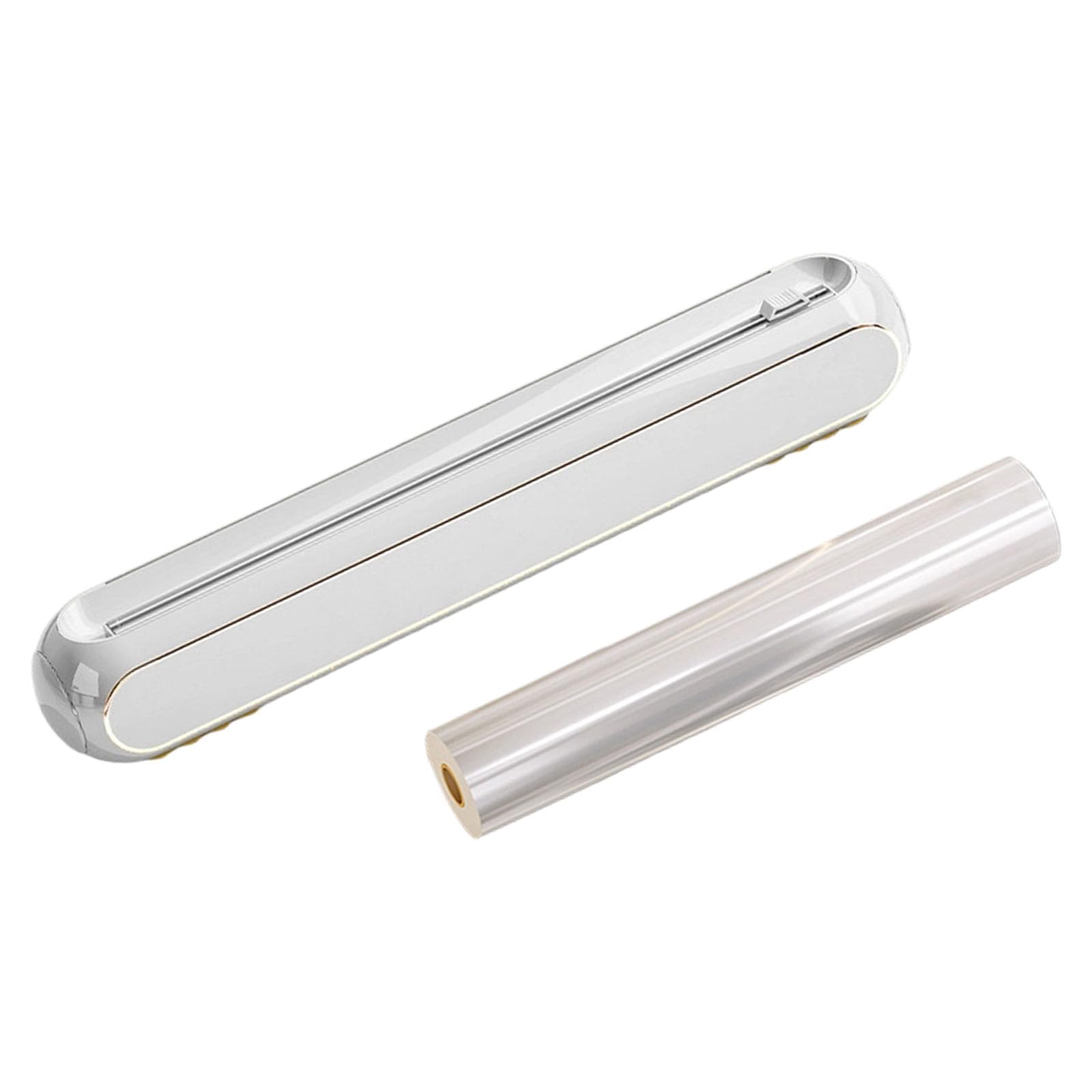 Mekalero Food Wrap Dispenser with Built in Cutter for Easy Kitchen Storage and Organization Hygienic Food Storage Solution