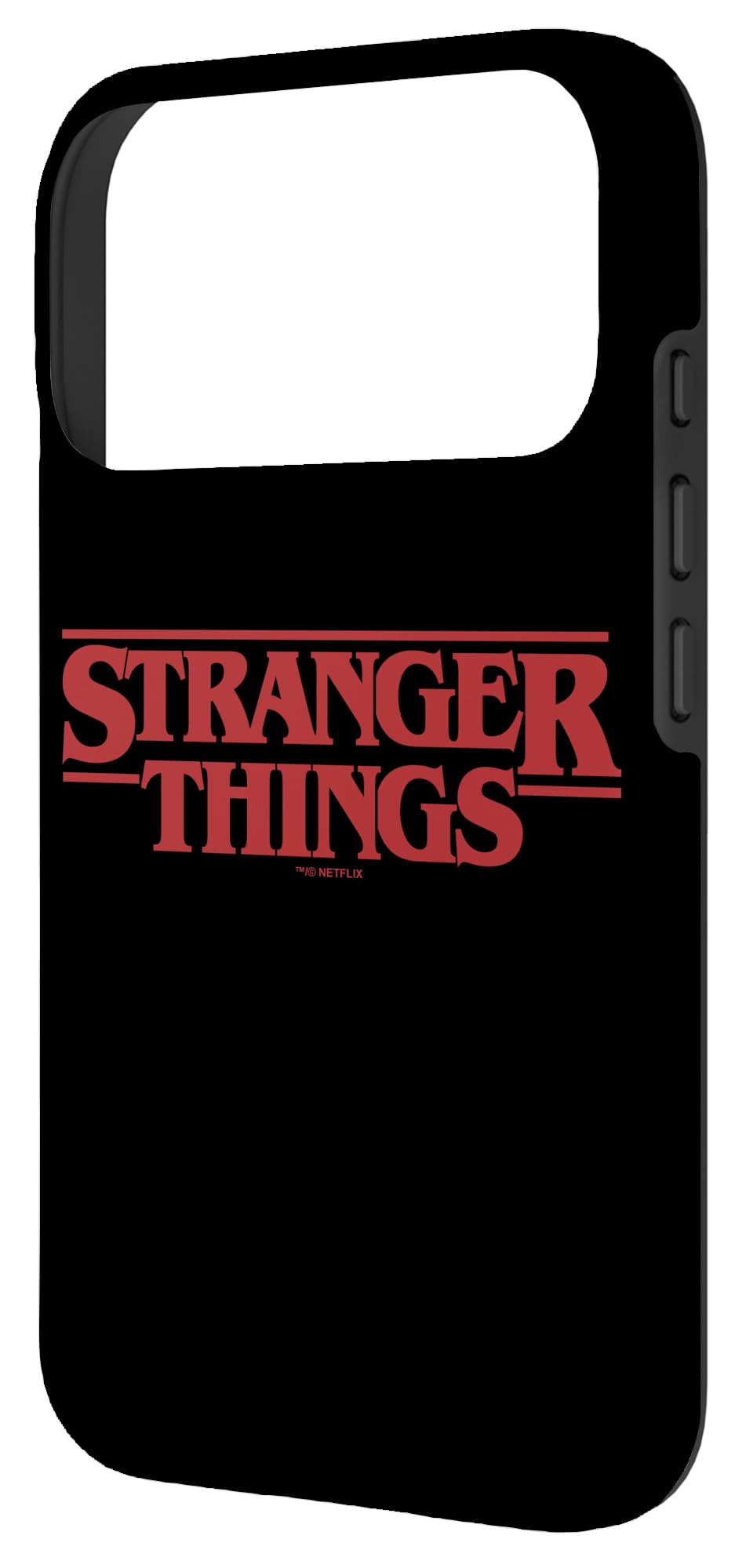 Amazon.com: Stranger Things Red Bold Logo Case for iPhone 17 Pro
