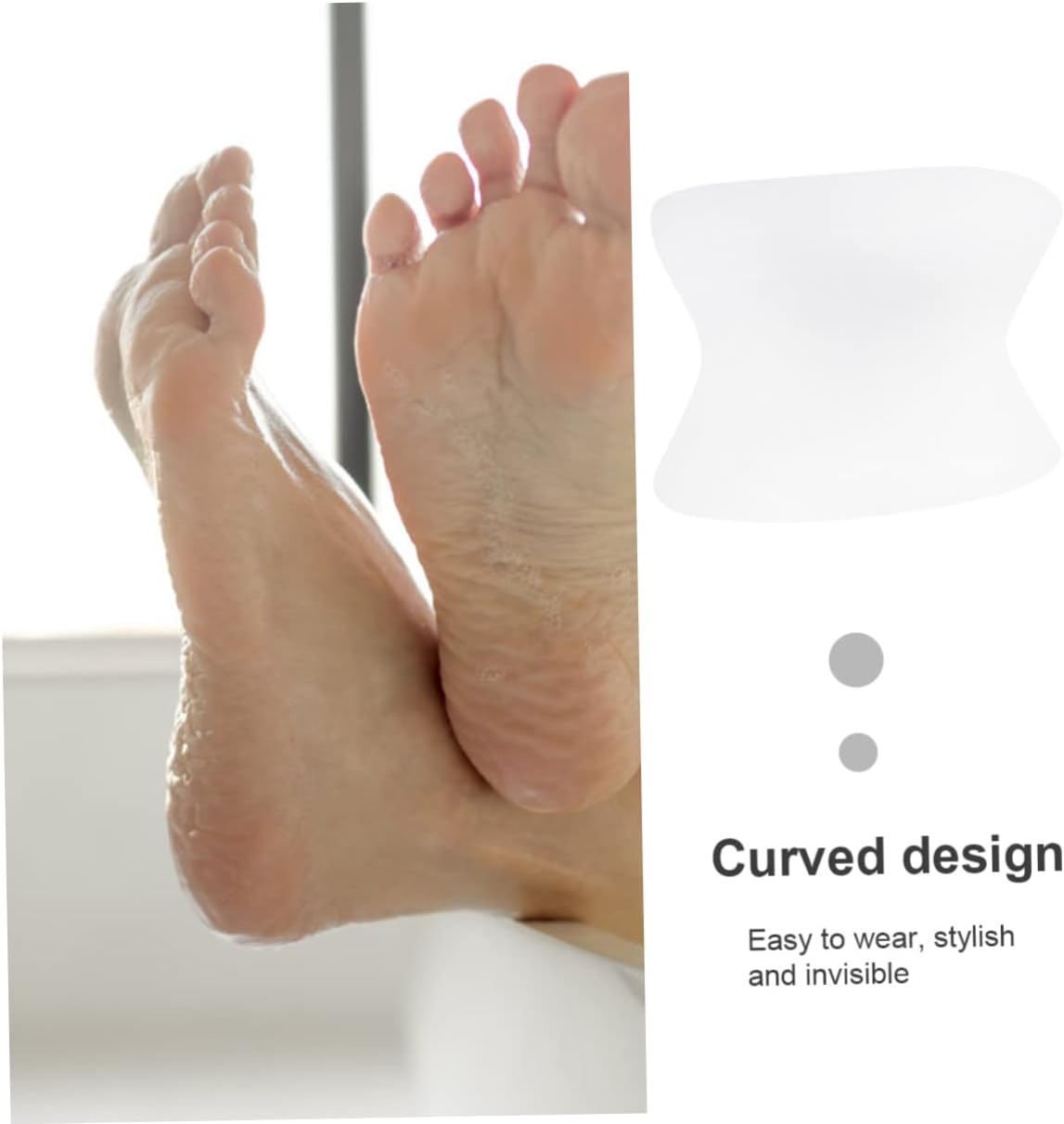Ipetboom 5pairs Toe Expander Toe Separator Pad Women Corrector Foot Care Tool Spacers for Bunions Relief