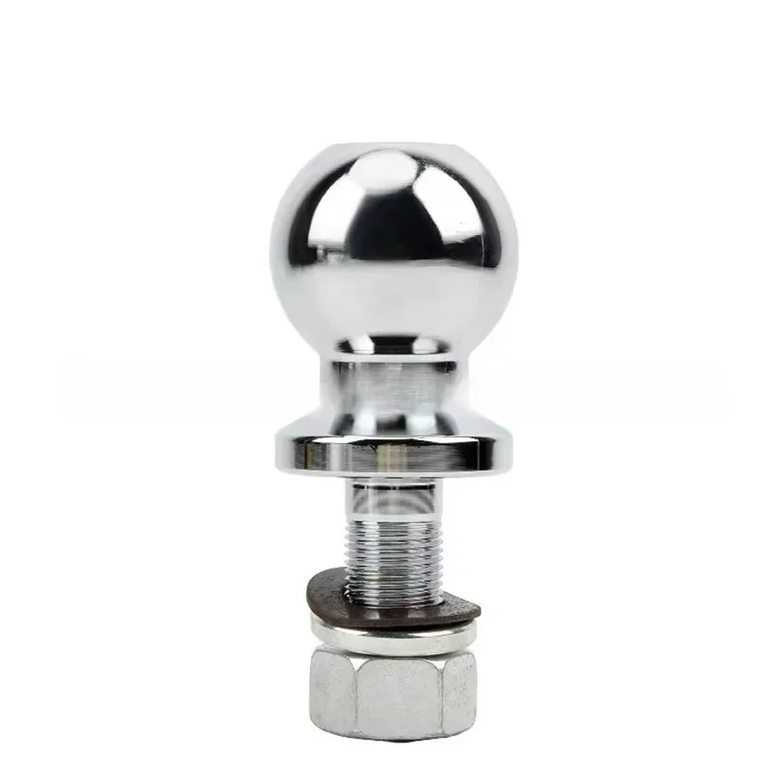 Bola de Enganche para Remolque For Montaje de Enganche Bola Remolque vástago diámetro Capacidad Acoplamiento Piezas RV Camper Caravana Remolque 50mm Cromo