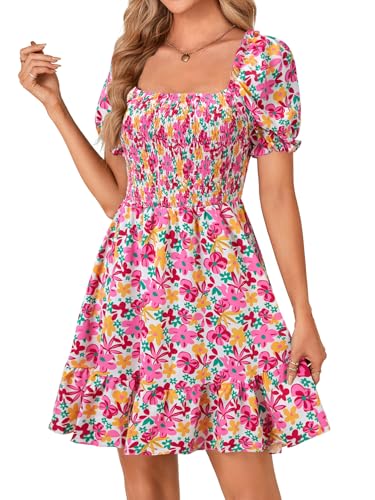 Image of Rooscier Women's Summer Boho Mini Dress