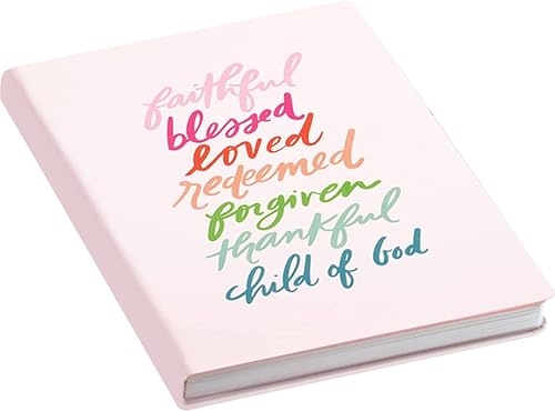 Miniatura 2 de WORLD TRAVELER Eccolo - Cuaderno cristiano para mujeres y hombres, "Faithful Blessed Loved", 192 páginas premium llenas de versos con cubierta