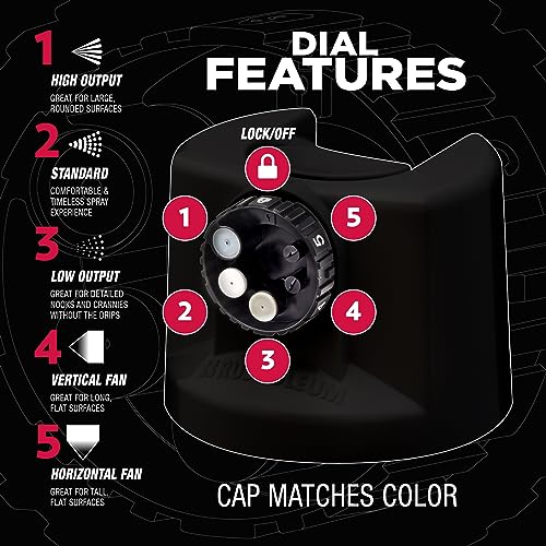 Image of Rust-Oleum Stops Rust Custom 5-in-1 Spray Paint, Flat Black
