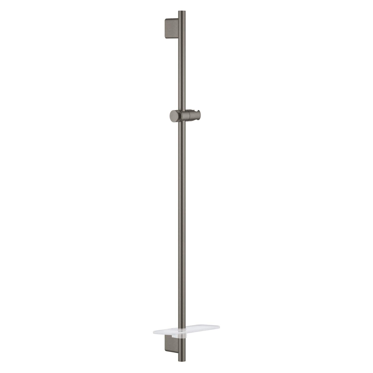 Grohe Rainshower SmartActive serisi duş çubuğu 90 santimetre, metal duvar tutucu, 12 x 7,8 x 90 cm, fırçalanmış grafit rengi (Referans: 26603AL0)
