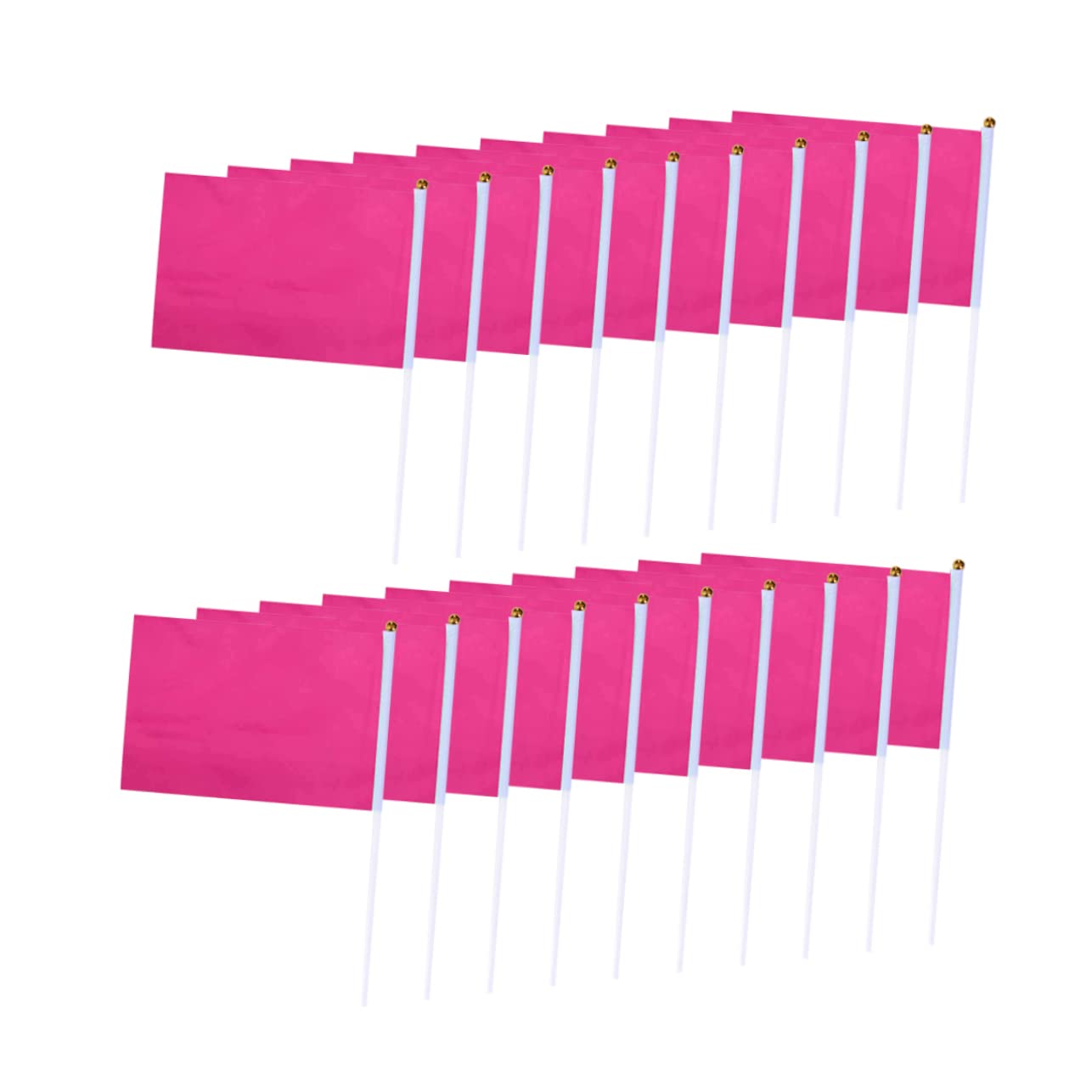 Mini drapeaux carrés en polyester pour décoration de fête et célébrations de groupe