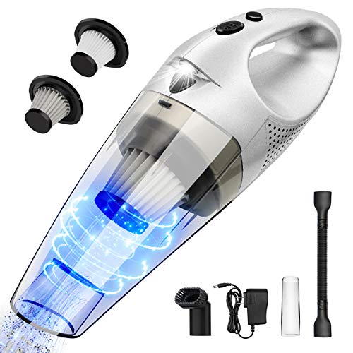 Handheld Vacuum Cleaner, Car Vacuum Cleaner High Power Cordless with Rechargeable Quick Charge