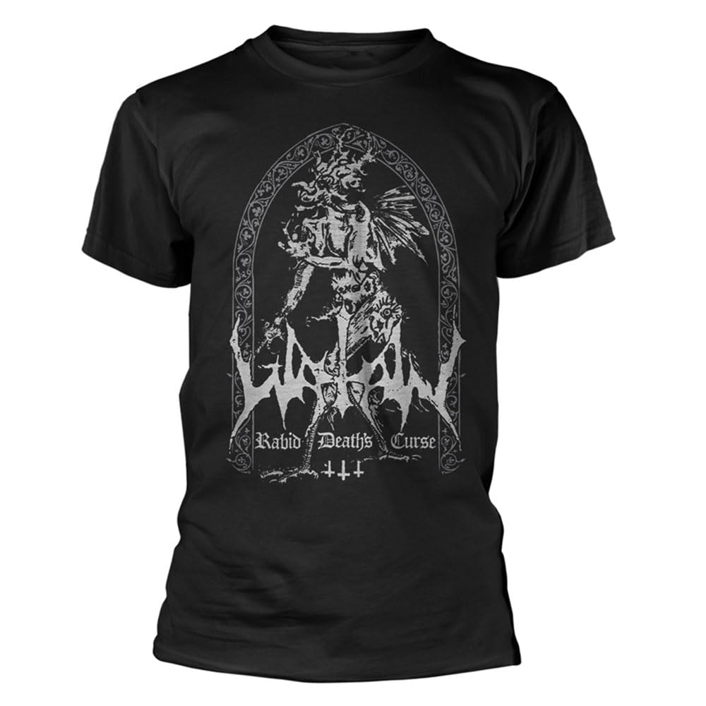 WATAIN RABID DEATHS CURSE T-Shirt, Front & Back Print Medium BLACK