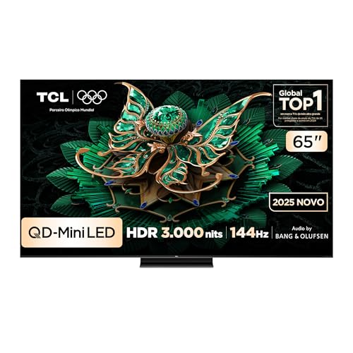 Smart TV TCL 65 Polegadas QLED Mini LED 4K C7K WiFi Bluetooth Goo...