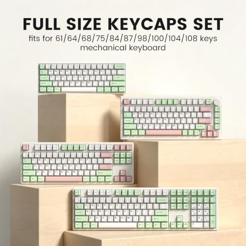 Image of dagaladoo Double Shot PBT keycaps Set, Cherry Profile Keyboard Keycaps