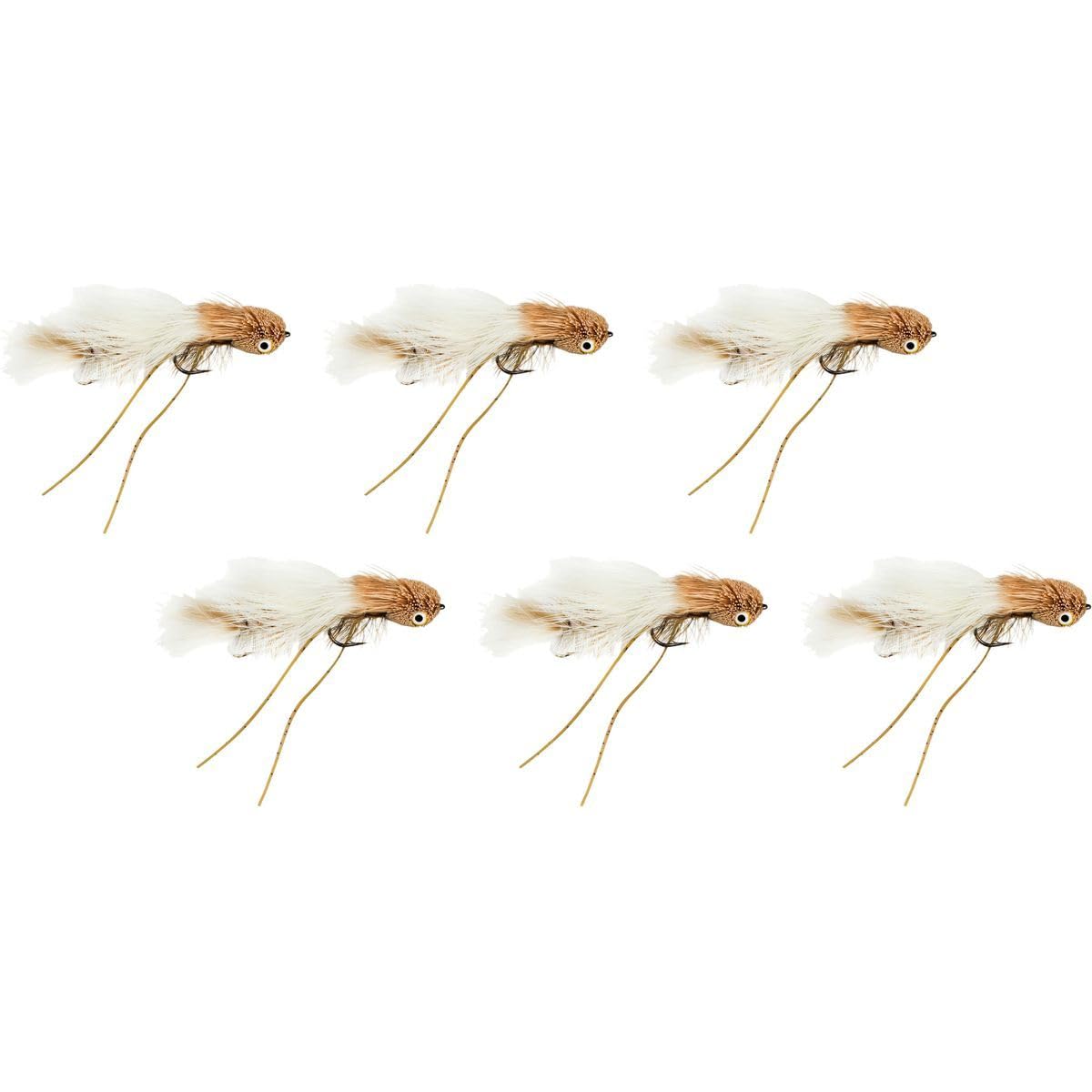 Montana Fly Company GalLoleup's Mini Dungeon - 6 Pack, Cream, 06