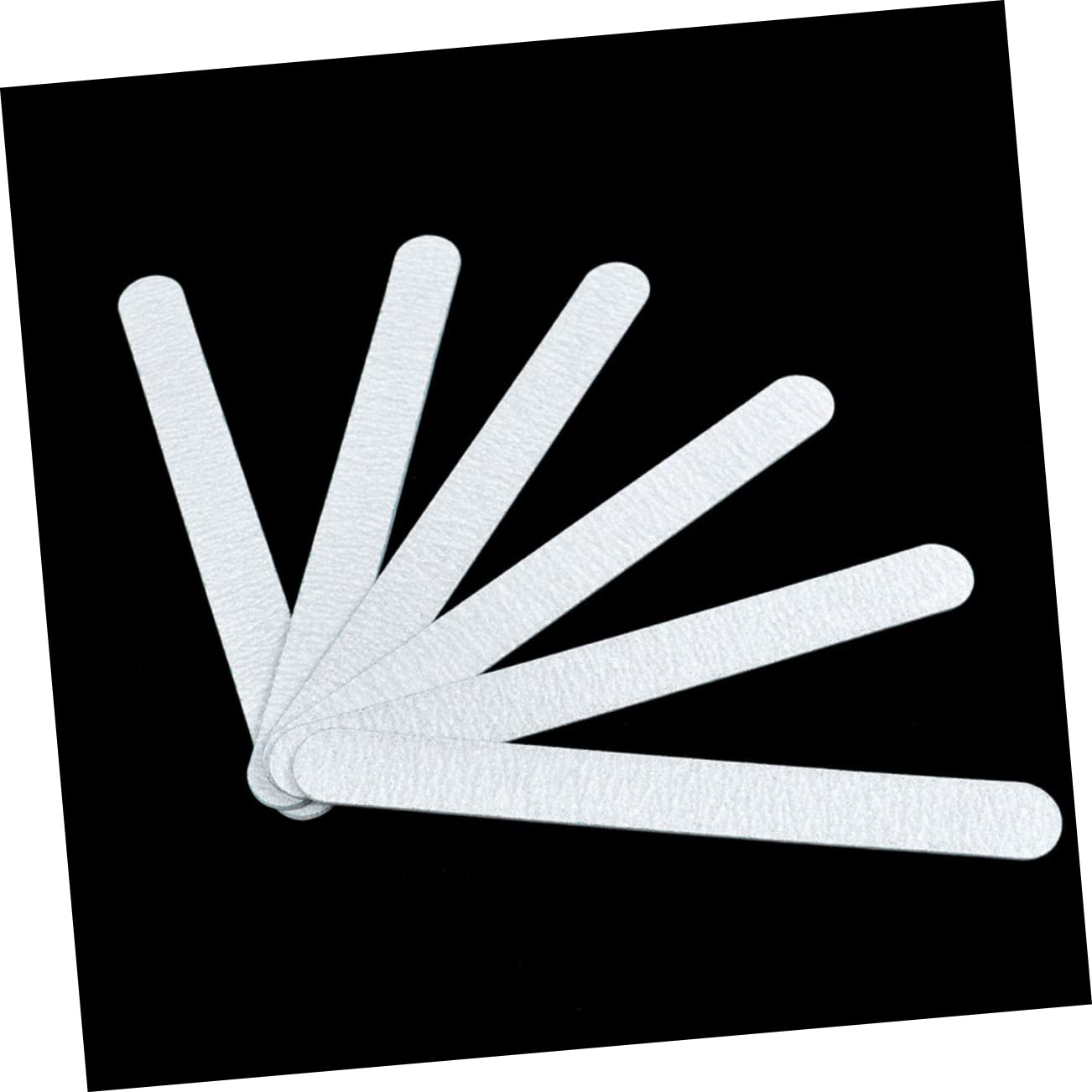 SHERCHPRY 2 Pcs Durable Double Sided Nail Long Round Board for Nail Care for Salon and Home Use for Natural