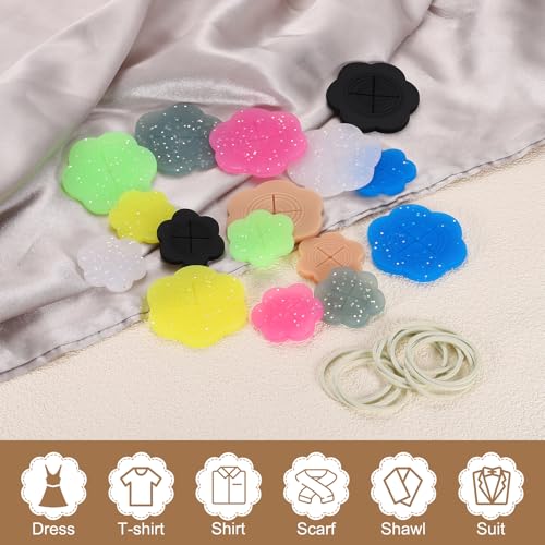 Pinces à linge dissimulées sourcing map lot de 10 pour fixer une écharpe fluide - 3