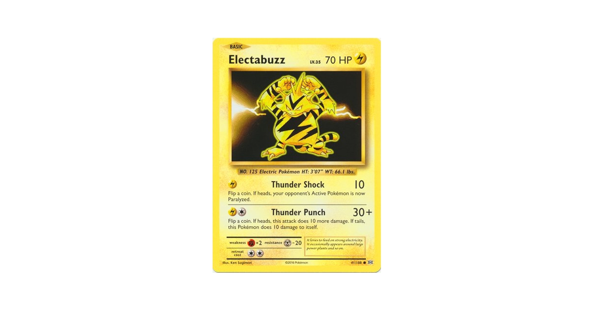 Amazon.com: Pokemon - Electabuzz (41/108) - XY Evolutions