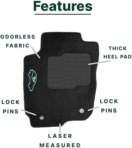 Miniatura 3 de ecoMats - Tapetes de piso para Toyota Rav4 2013 a 2018 con almohadilla antideslizante para talón Rav-4