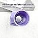 BEN YEDD 2025 New i Cord Knitting Machine Rope Knitting Mill Mid End Braiding Machine Ceiling Style Double Guide Mouth Groove Upgraded Weaving Artifact Yarn Rope DIY Tool（Purple and White）
